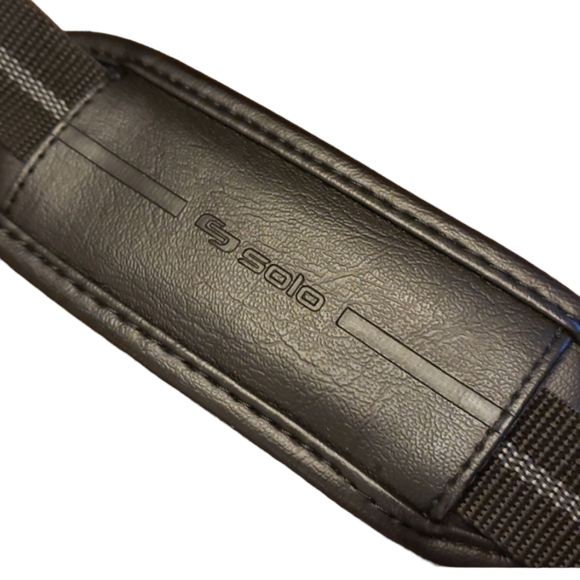 Solo Harrison Mens Black Classic 5 Compartment Briefcase/laptop Bag - Picture 15 of 16